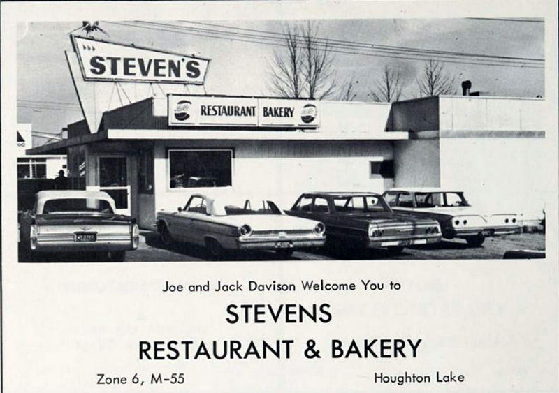 Stevens Restaurant & Bakery - Houghton Lake High School - Bobcat Yearbook Class Of 1966